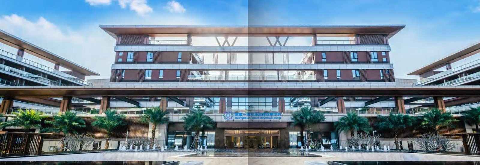 Resort-style entrance setting at a Hainan wellness destination