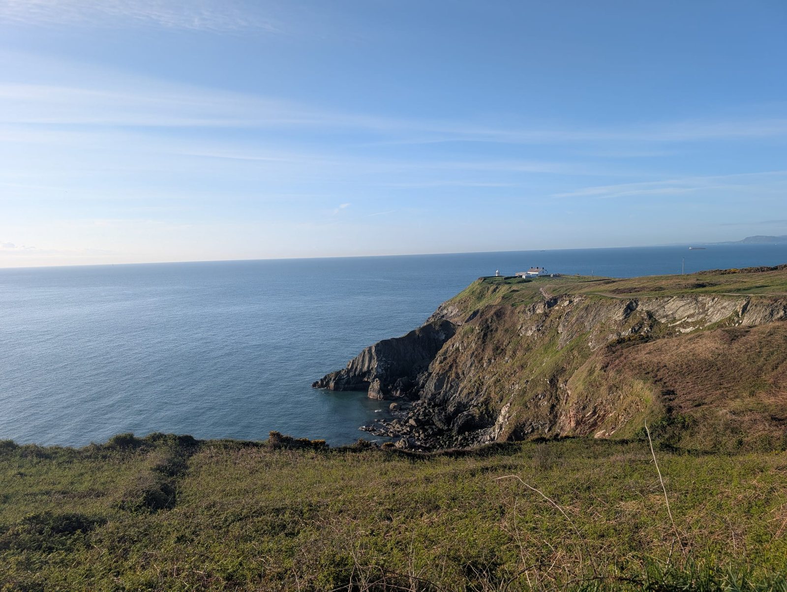 Coastal village view in Howth, Dublin
