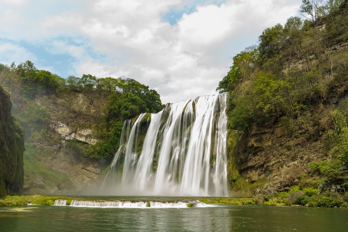 Huangguoshu Waterfall in Guizhou, China.