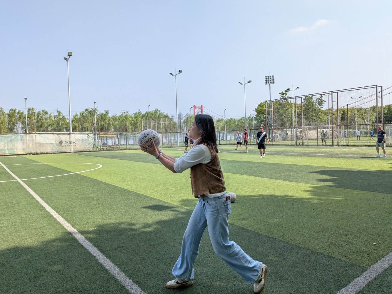 Gaelic games training activity in Wuhan